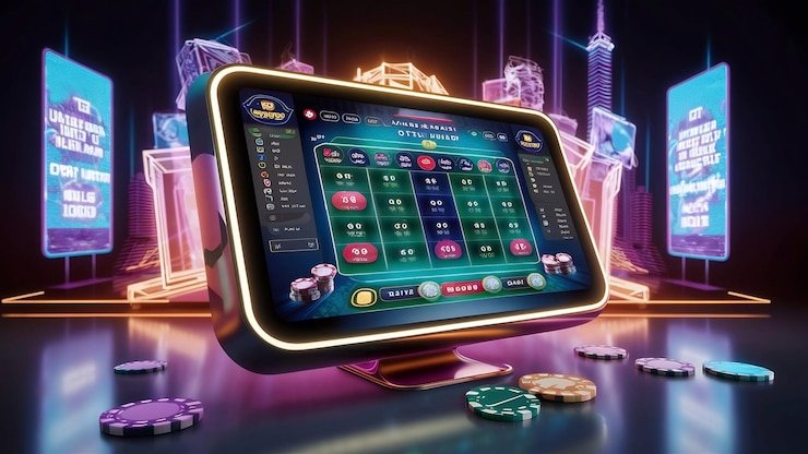 Tampilan grid permainan Kode Alam di aplikasi mobile kenzo188 dengan simbol-simbol alam Indonesia